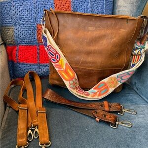 Fringe Hill Full Grain Genuine Leather Backpack Purse